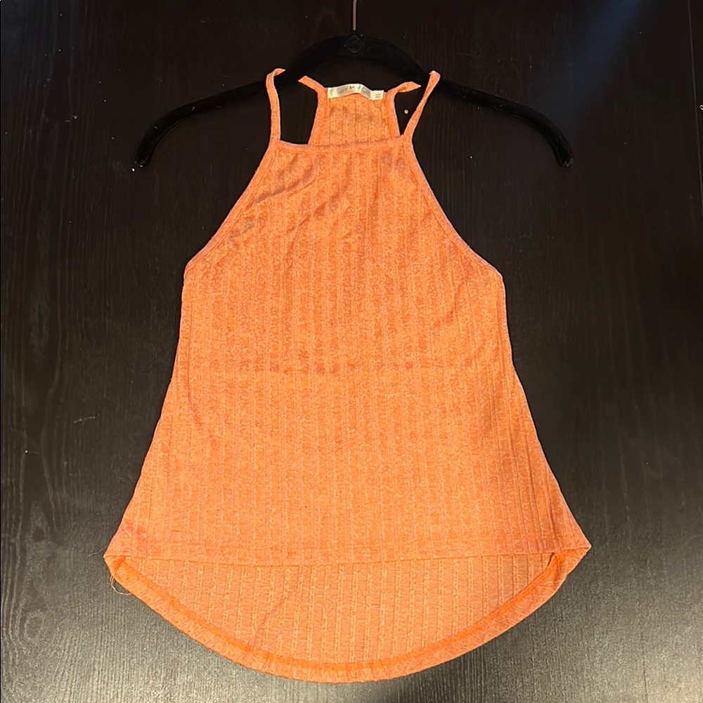 Women's Coral Sleeveless Top